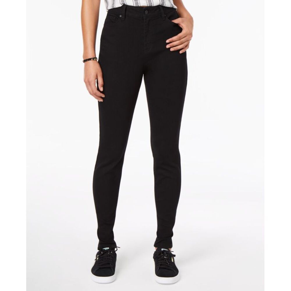 Black Daisy Juniors Selina High Rise Skinny Jeans